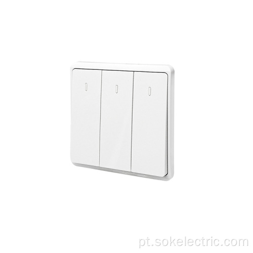 Interruptor de kit doméstico 3 Gang 1 Way Light Switch